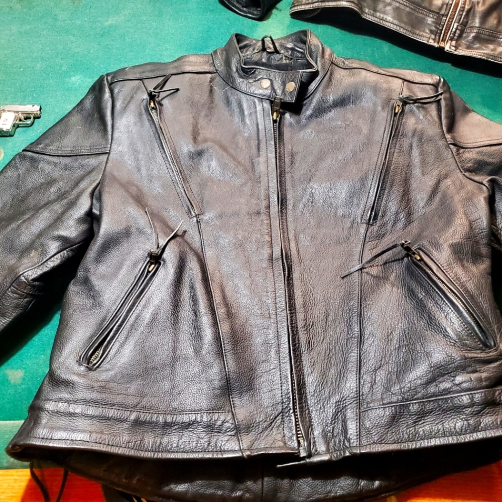 Leather king leather jacket 3xl
